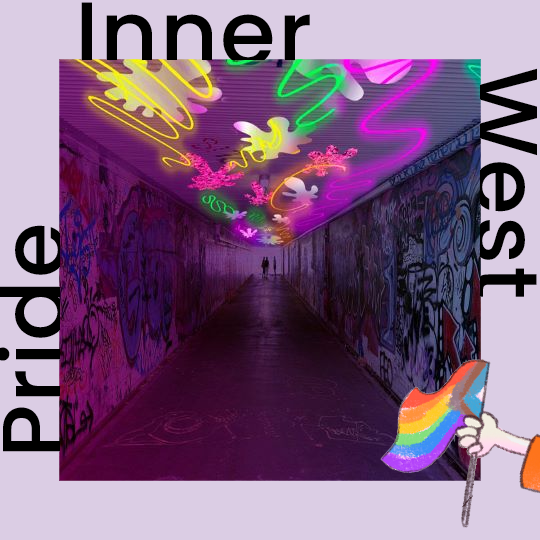 Three rainbows - Pride Inner West